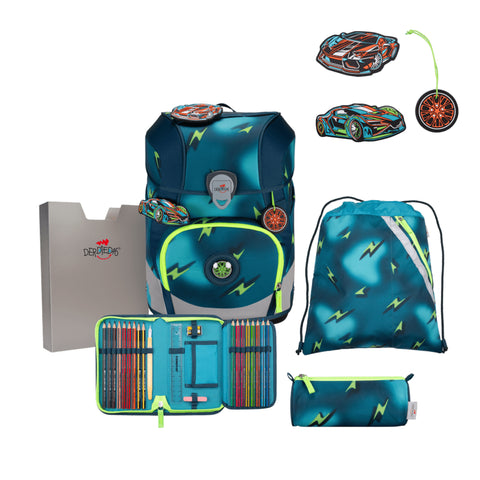 Schulranzenset Ergoflex Tiny Magic Light 5tlg