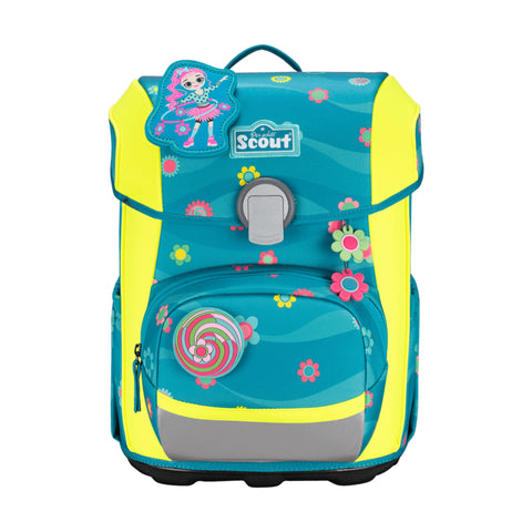 SCOUT Schulranzenset Neo Little Flowers S75450006100 4tlg