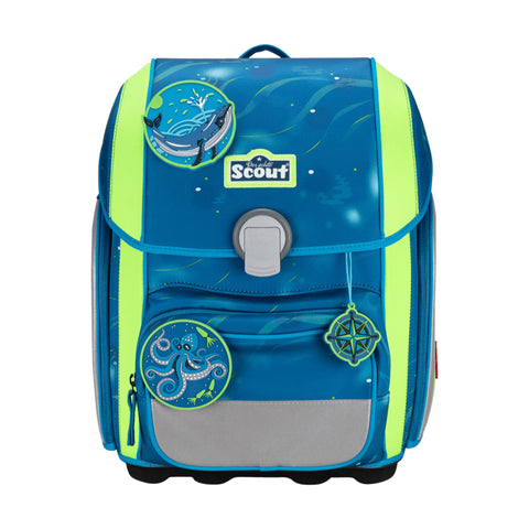 SCOUT Schulranzenset Genius Deep Sea S76400804200