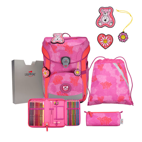 Schulranzenset ErgoFlex Easy Roses