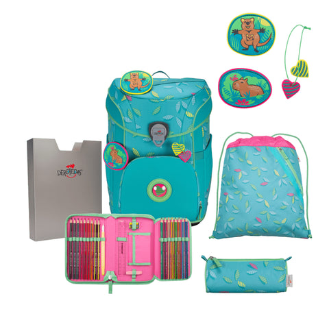 DERDIEDAS Schulranzenset Ergoflex Easy Superfl Paradise D8509188 5tlg