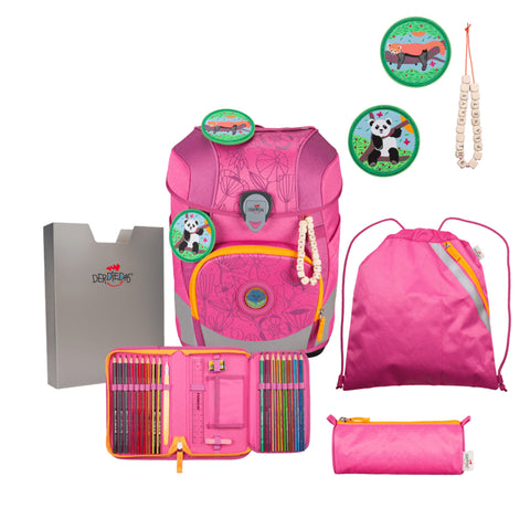Schulranzenset ErgoFlex Tiny Pink Planet