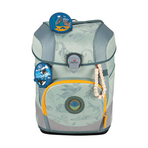 DERDIEDAS Schulranzenset ErgoFlex Tiny Grey Planet D8510191