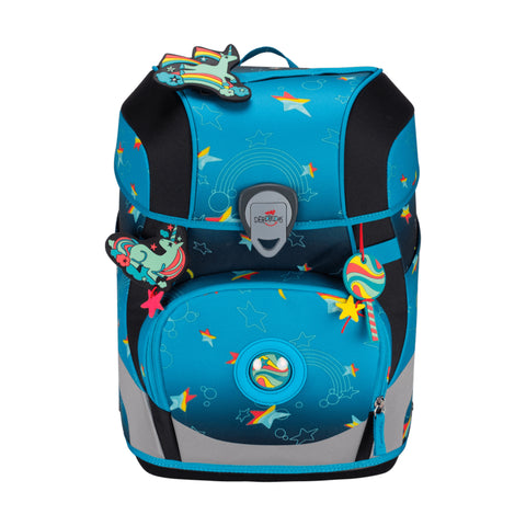 DERDIEDAS Schulranzenset ErgoFlex Tiny Rainbow Star D8510186