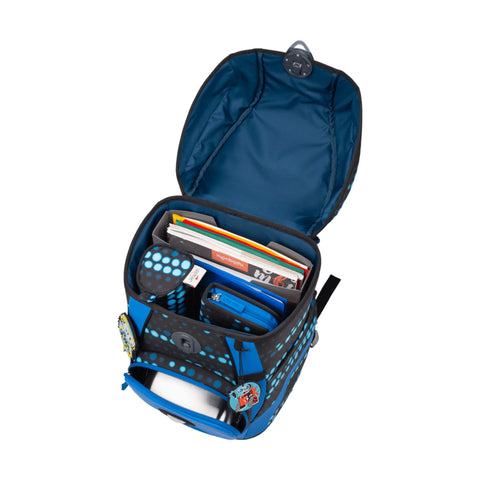 DERDIEDAS Schulranzenset ErgoFlex Tiny Blue Robot D8510189 bot