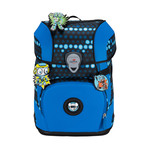 DERDIEDAS Schulranzenset ErgoFlex Tiny Blue Robot D8510189 bot