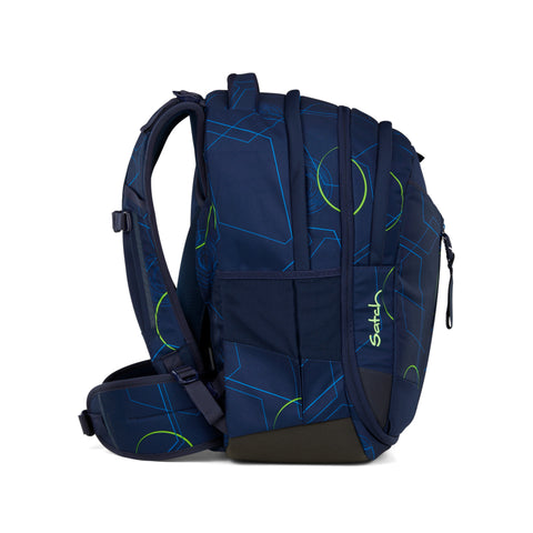 Satch Schulrucksack match Blue Tech 01329-90185-10