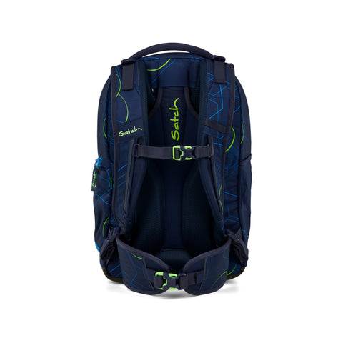 Satch Schulrucksack match Blue Tech 01329-90185-10