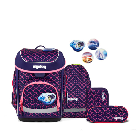 Ergobag Schulranzen Set cubo PerlentauchBär 01510-900K2-10