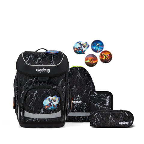 Ergobag Schulranzen Set cubo Super ReflektBär 01510-900Z6-10