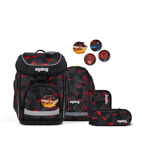 Ergobag Schulranzen Set cubo TaekBärdo 01510-90108-10
