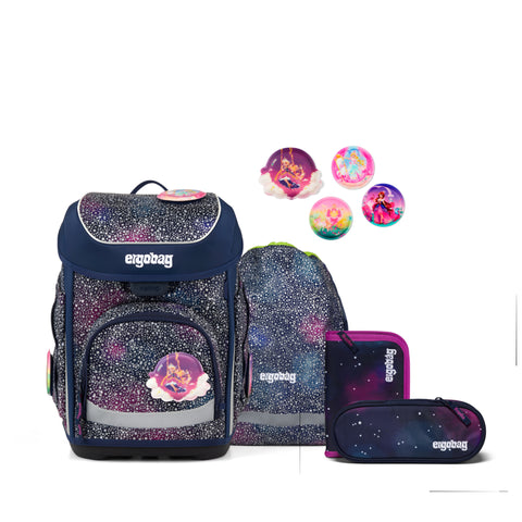 Ergobag Schulranzen Set cubo Bärlaxy 01510-90110-10