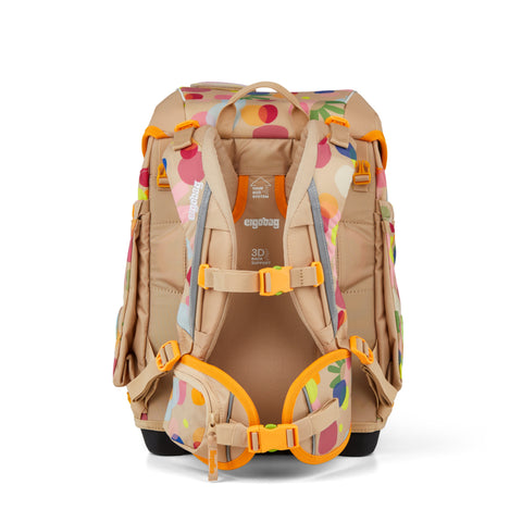 Ergobag Schulranzen Set cubo Flower PowBär 01510-90353-10