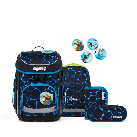 Ergobag Schulranzen Set cubo Bärassic Garden 01510-90390-10