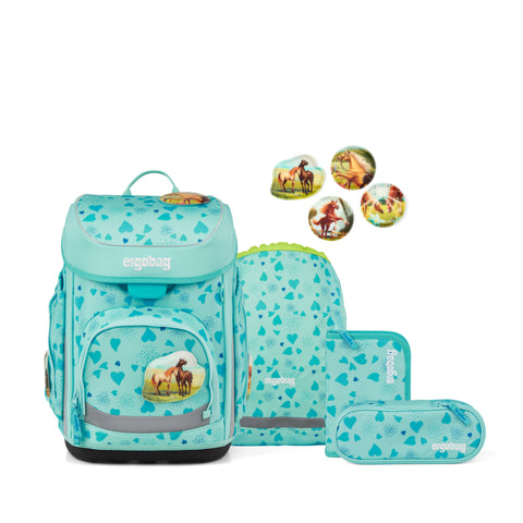 Ergobag Schulranzen Set cubo ReitBärtraum 01510-90393-10