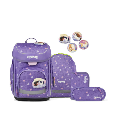 Ergobag Schulranzen Set cubo PonyBäradies 01510-90396-10