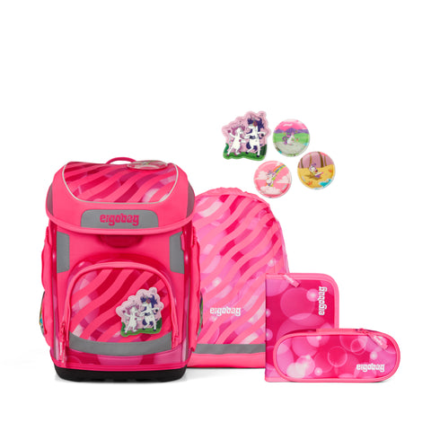 Ergobag Schulranzen Set cubo KuntBärbuntes Einhorn 01512-90160-10