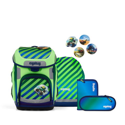 Ergobag Schulranzen Set cubo TruckBär 01512-90161-10