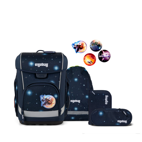 Ergobag Schulranzen Set cubo light KoBärnikus 01518-900L9-10