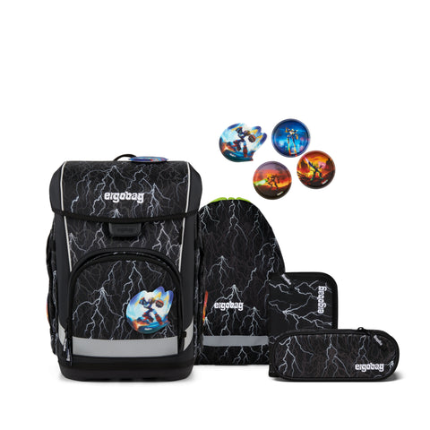 Ergobag Schulranzn Set cubo light Super ReflektBär 01518-900Z6-10