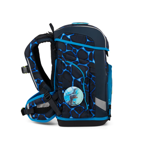 Ergobag Schulranzen Set cubo light Bärassic Garden 01518-90390-10