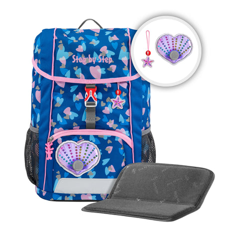 Step by Step KID REFLECT Rucksack-Set "Seashell Pearl", 3-teilig