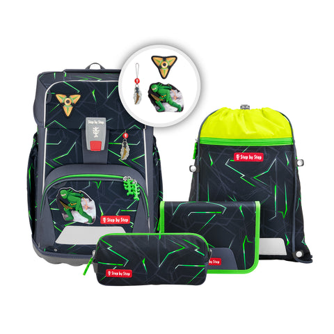 Step by Step GIANT Schulranzen-Set "Ninja Kimo", 5-teilig 00138055