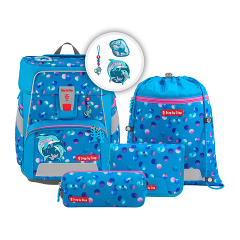 Step by Step SPACE Schulranzen-Set "Dolphin Finja", 5-teilig 00138044