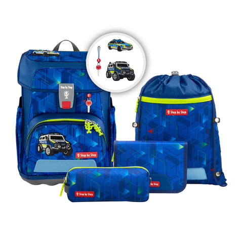 Step by Step CLOUD Schulranzen-Set "Police Truck Charly", 5-teilig 00138047