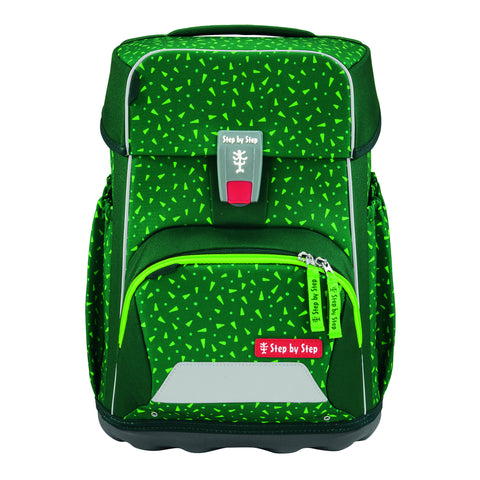 Step by Step BASIS Schulranzen-Set "Green Graphics", 4-teilig 00138058
