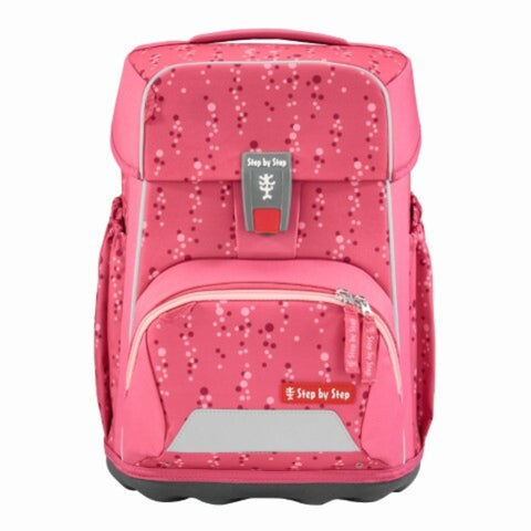 Step by Step BASIS Schulranzen-Set "Pink  Bubbles", 4-teilig 00138059