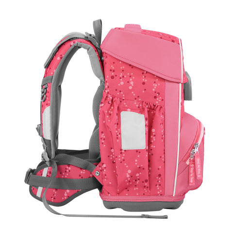 Step by Step BASIS Schulranzen-Set "Pink  Bubbles", 4-teilig 00138059