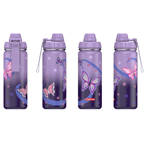 Step by Step Isolierte Edelstahl-Trinkflasche "Sweet Butterfly" 00139033