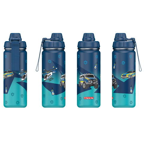 Step by Step Isolierte Edelstahl-Trinkflasche "Police" 00139015