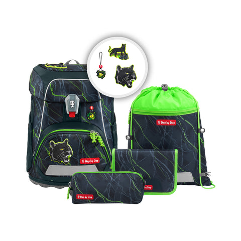 Step by Step FIT Schulranzen-Set "Danger  Cat Chiko", 5-teilig 00138439