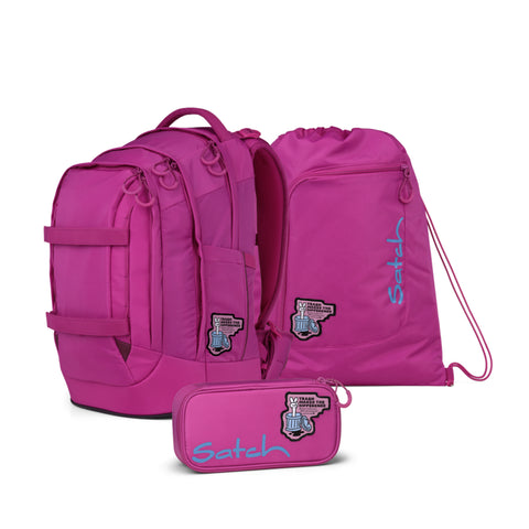 Satch Pack Schulrucksack Set Fearless Pink 01666-40181-10