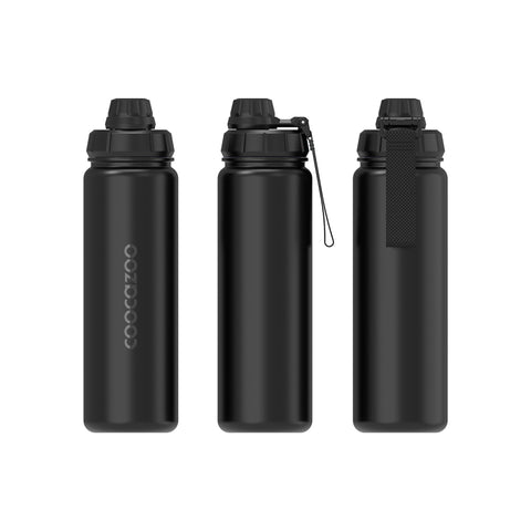 Coccazoo Isolierte Edelstahl-Trinkflasche, Black 00211812