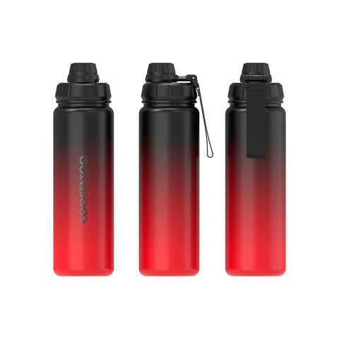 Coccazoo Isolierte Edelstahl-Trinkflasche, Gradient Red 00211813
