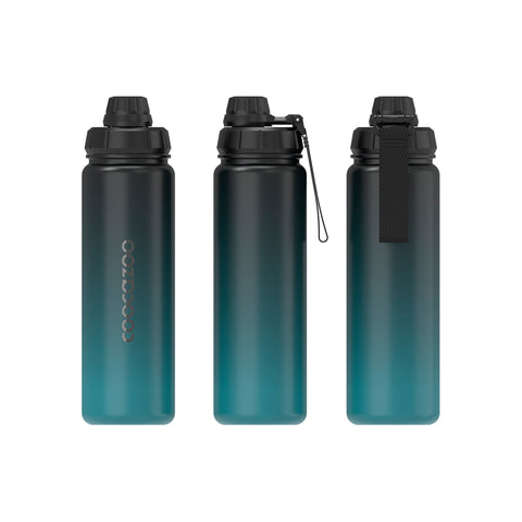 Coccazoo Isolierte Edelstahl-Trinkflasche, Gradient Teal 00211815