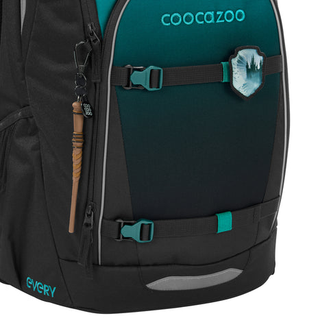 Coccazoo Rucksack EVERY, Teal Shadows 00211809