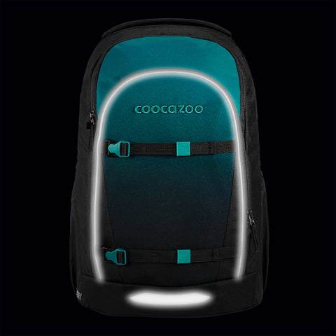 Coccazoo Rucksack EVERY, Teal Shadows 00211809