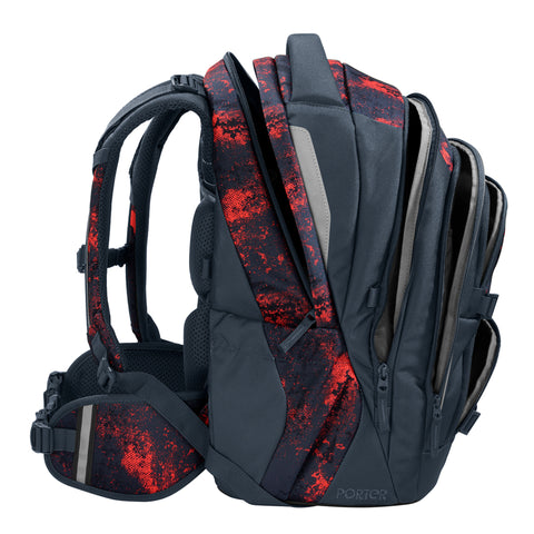 Coccazoo Rucksack PORTER, Broken Black 00211737