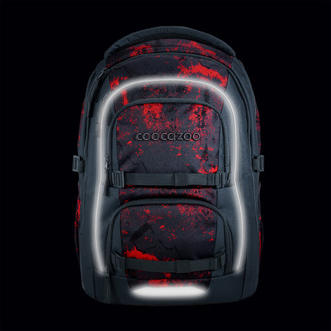 Coccazoo Rucksack PORTER, Broken Black 00211737