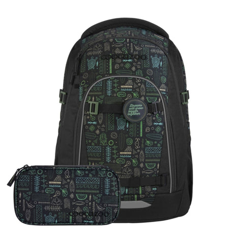 Coccazoo Rucksack-Set MATE Humedica, Free Spirit, 3-tlg.