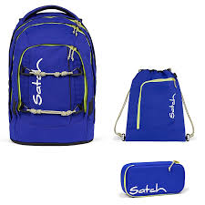 Satch Schulrucksack Pack Special Edition Blue Climber Set mit Sportbeutel und Schlamperetui