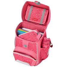 Step by Step BASIS Schulranzen-Set "Pink  Bubbles", 4-teilig 00138059