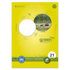 Schulblock A4 50BL Lineatur 21 STAUFEN GREEN 040750021 70g