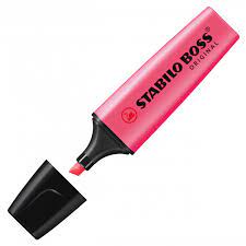 Textmarker Boss rosa STABILO 70/56