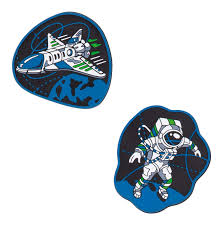 DerDieDas Wechselbuttons, 2tlg. Moon Mission D841100120100