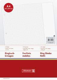 Ringbucheinlage A4 Lin26 50Bl m.Rand 10-66918